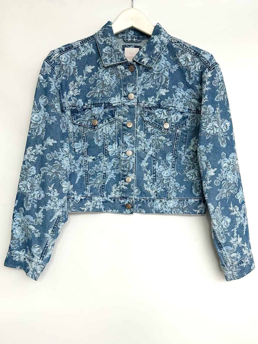 Gap × LoveShackFancy Floral Icon Denim Jacket